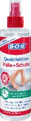 SOS Desinfektion Füße + Schuhe