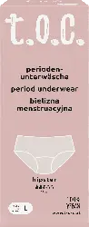 t.o.c. Periodenunterwäsche schwarz Hipster, Gr. L