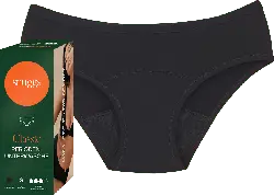snuggs Classic Periodenunterwäsche stark schwarz Gr. S