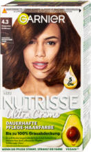 dm drogerie markt GARNIER Nutrisse Creme dauerhafte Pflege-Haarfarbe - Nr. 43 Cappuccino Goldbraun