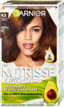 dm drogerie markt GARNIER Nutrisse Creme dauerhafte Pflege-Haarfarbe - Nr. 43 Cappuccino Goldbraun