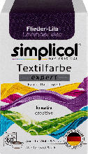 dm drogerie markt Simplicol Textilfarbe expert Flieder-Lila