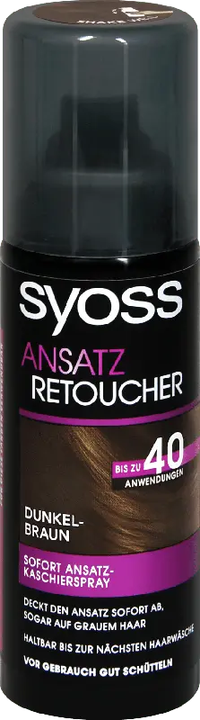 Syoss Ansatz Retoucher Sofort Ansatz-Kaschierspray - Dunkelbraun