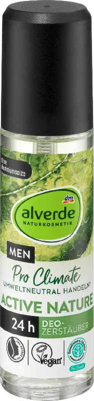 alverde MEN Pro Climate Active Nature Deo-Zerstäuber