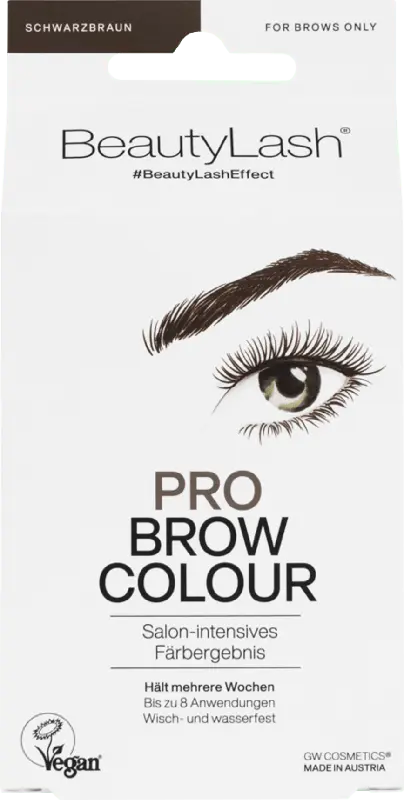 Beauty Lash Augenbrauenfarbe Set Pro Schwarzbraun
