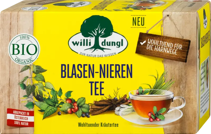 willi dungl Kräutertee Bio Blasen-Nieren