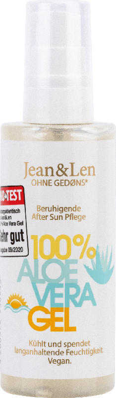 Jean&Len OHNE GEDøNS* Beruhigende After Sun Pflege 100% Aloe Vera Gel