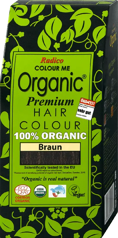 Radico Colour Me Organic Premium Haarfarbe - Braun