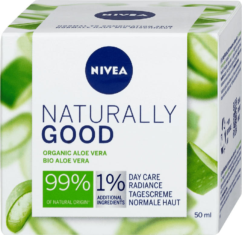 NIVEA Naturally Good Tagescreme mit Bio-Aloe Vera