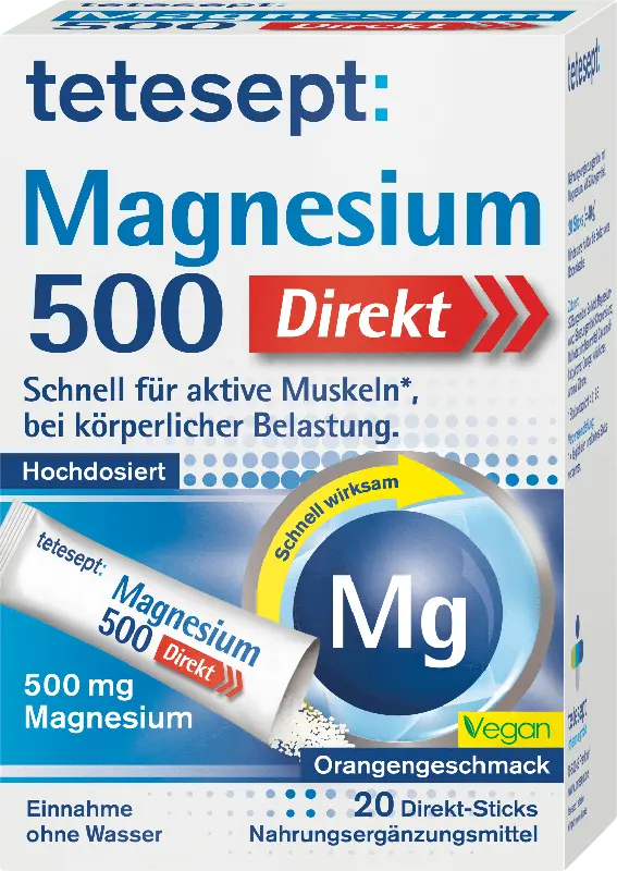 tetesept Magnesium 500 Direkt