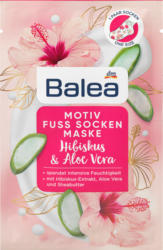 Balea Motiv Fuß Socken Maske Hibiskus & Aloe Vera (1 Paar)