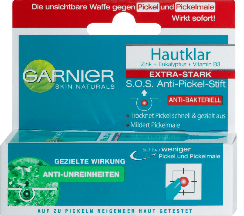 Garnier Skin Naturals Hautklar S.O.S. Anti-Pickel-Stift