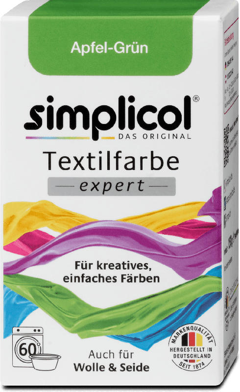 Simplicol Textilfarbe expert Apfel-Grün