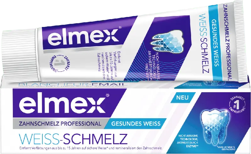elmex Zahnschmelz Professional Weiss-Schmelz Zahncreme