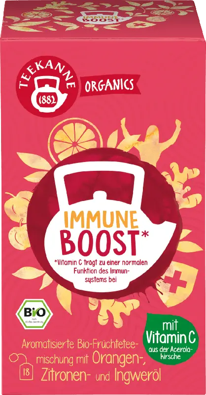 Teekanne Kräutertee Immune Boost