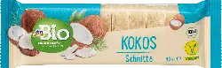 dmBio Fruchtriegel Kokos Schnitte