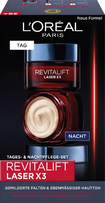 L'ORÉAL PARiS Revitalift Laser X3 Tages- und Nachtpflege-Set