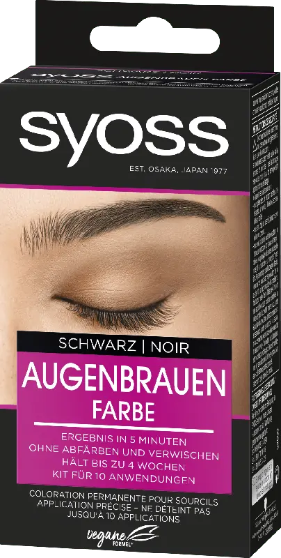 Syoss Augenbrauenfarbe Schwarz 1-1