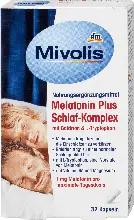 dm drogerie markt Mivolis Nahrungsergänzungsmittel Melatonin Plus Schlaf-Komplex