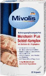 Mivolis Nahrungsergänzungsmittel Melatonin Plus Schlaf-Komplex