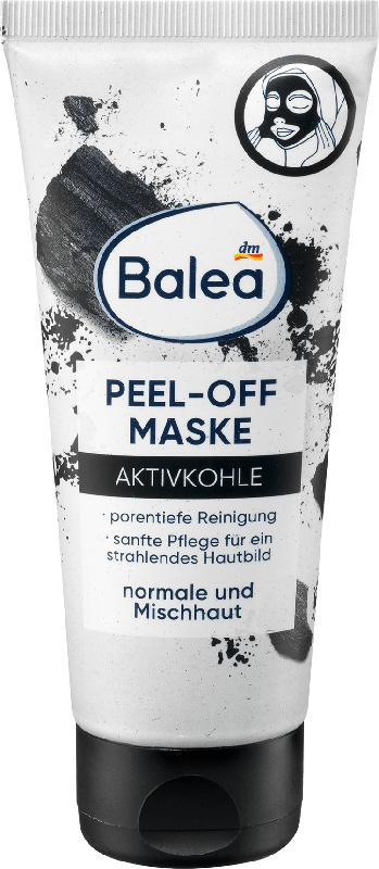 Balea Peel-off Maske Aktivkohle