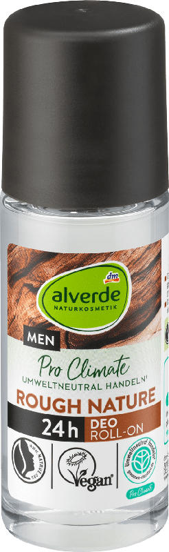 alverde MEN Pro Climate Rough Nature Deodorant Roll-On
