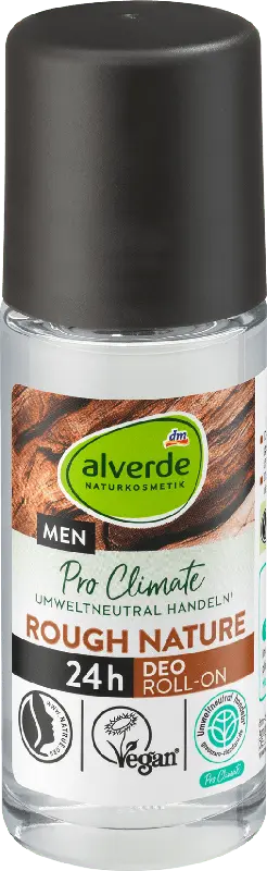 alverde MEN Pro Climate Rough Nature Deodorant Roll-On