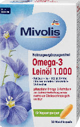 Mivolis Omega-3 Leinöl 1000 Kapseln