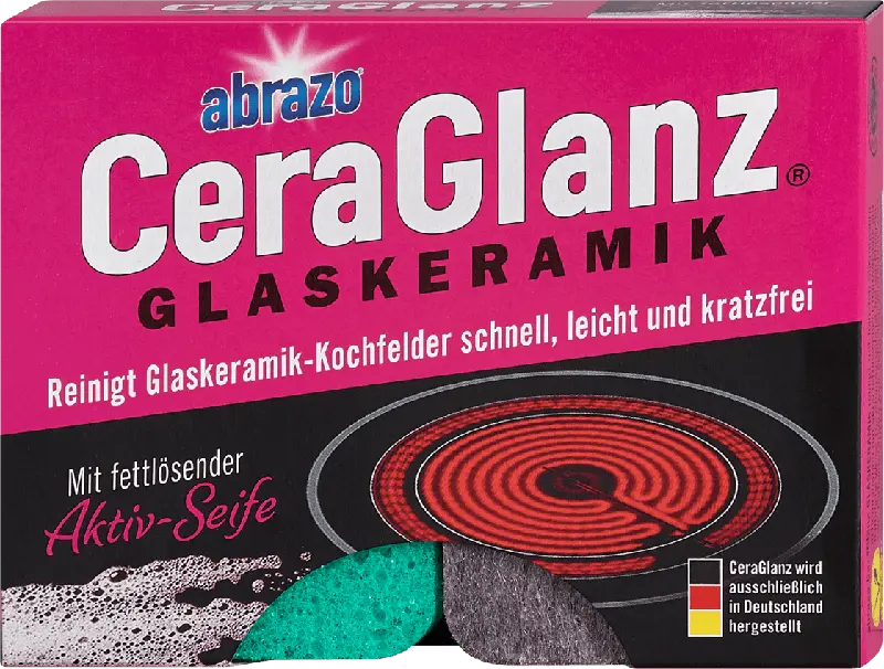 abrazo Cera Glanz Glaskeramik Schwamm