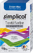 dm drogerie markt Simplicol Textilfarbe expert Enzian-Blau