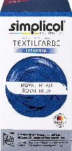 dm drogerie markt Simplicol flüssige Textilfarbe Royal-Blau