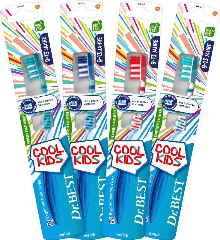 Dr. Best Cool Kids Kinder Zahnbürste weich sortiert