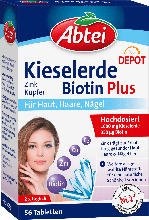 dm drogerie markt Abtei Depot Kieselerde Biotin Plus Tabletten