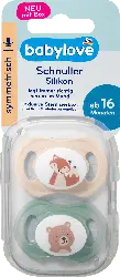 babylove Schnuller Silikon symmetrisch 16+ Monate sortiert