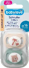 dm drogerie markt babylove Schnuller Silikon symmetrisch 16+ Monate sortiert