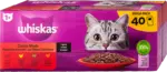 dm drogerie markt Whiskas 1+ Jahre Katzenfutter Klassische Auswahl in Sauce Mega Pack