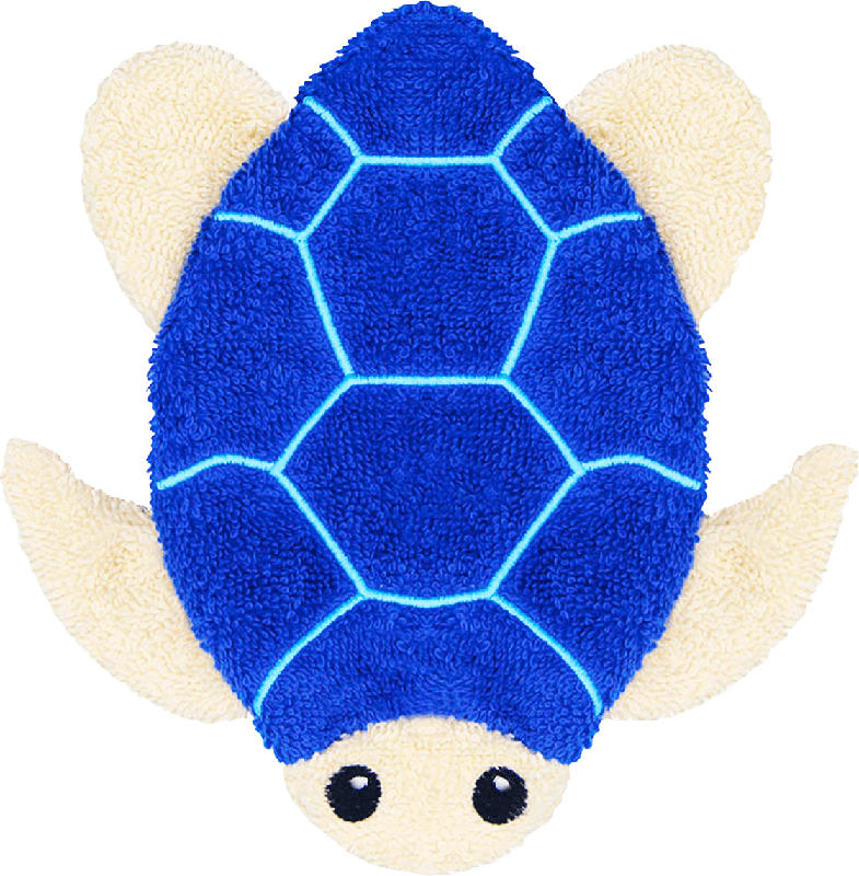 FÜRNIS Kinder-Waschlappen Meeresschildkrötenmotiv