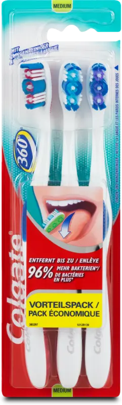 Colgate Zahnbürste 360° mittel sortiert