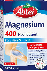Abtei Magnesium 400 Hochdosiert Tabletten