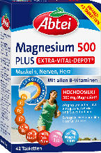 dm drogerie markt Abtei Magnesium 500 Plus Tabletten