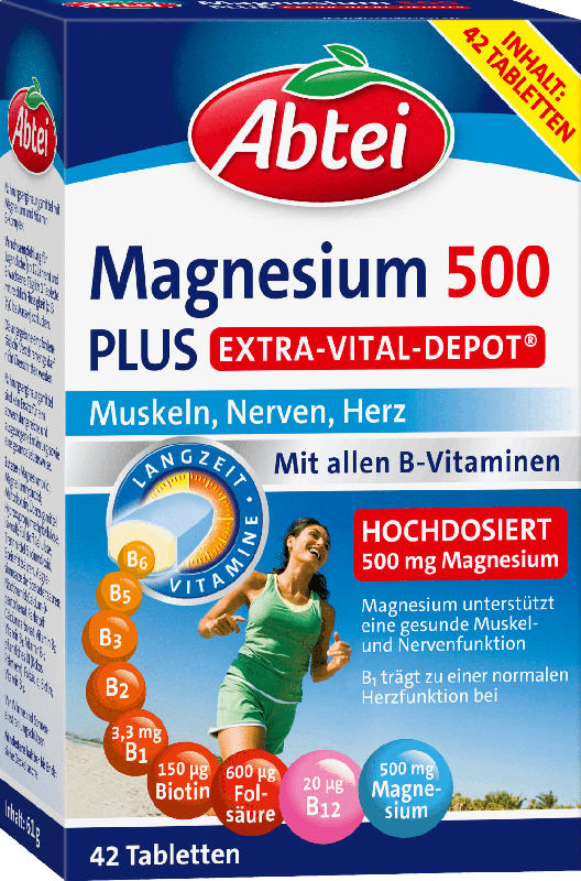 Abtei Magnesium 500 Plus Tabletten