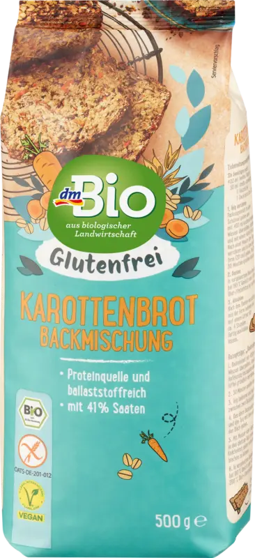 dmBio Backmischung Karottenbrot glutenfrei