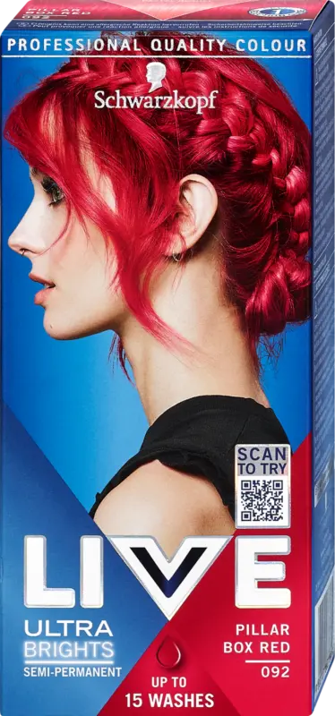 Live Ultra Brights Semi-permanente Tönung - Nr. 092 Pillar Box Red