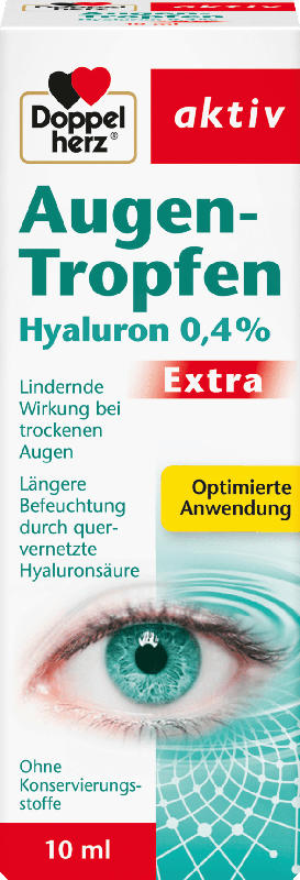 Doppelherz aktiv Augentropfen Hyaluron 0,4 %