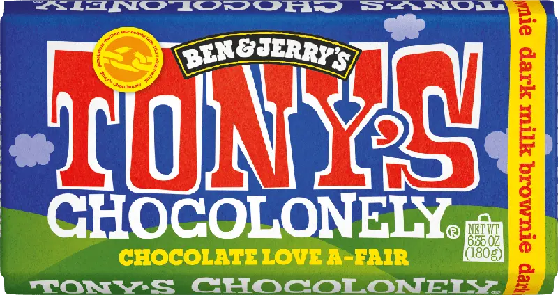 TONY'S CHOCOLONELY Dunkle Vollmilchschokolade Brownie