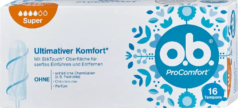 o.b. ProComfort Tampons Super