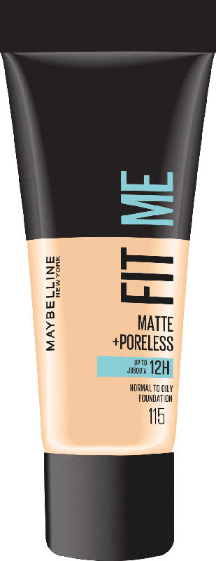 Maybelline New York Foundation Fit Me Matte + Poreless 115