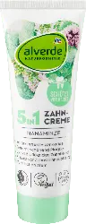 alverde NATURKOSMETIK 5in1 Zahncreme Nanaminze