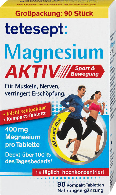 tetesept Magnesium 400 aktiv Tabletten