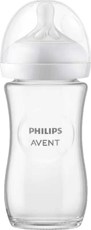 Philips AVENT Natural Response Baby-Glasflasche 1+ Monate